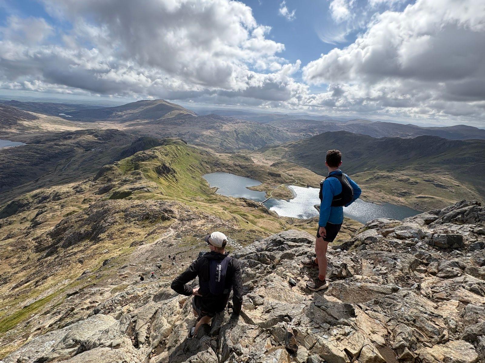 Snowdonia mountain peaks, North Wales